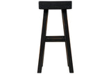 Glosco Black Pub Height Barstool, Set of 2