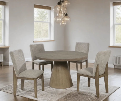 Gallus 5-Piece Round Dining Room Set by Happy Homes at Eve Furniture