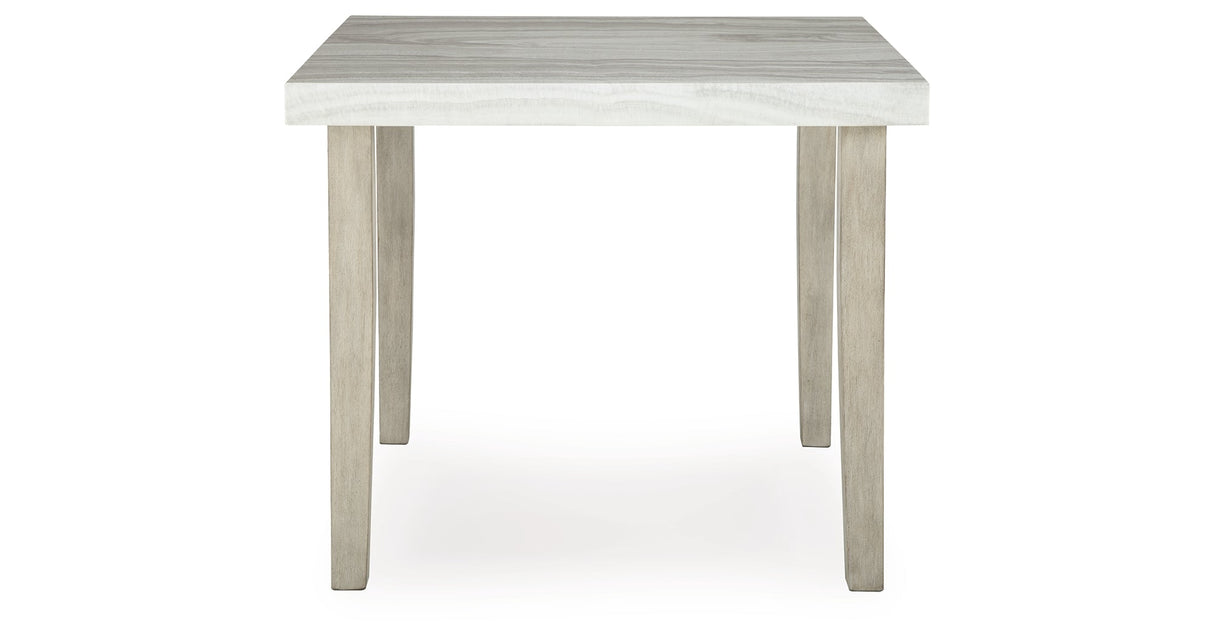 Larawyn Bisque Counter Height Dining Table by Ashley at Eve Furniture