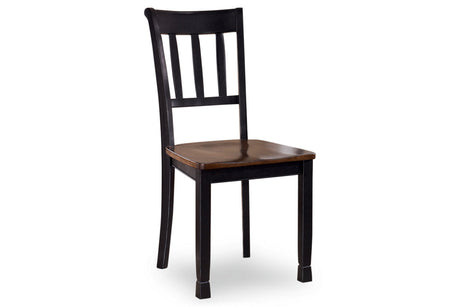 Owingsville Black/Brown Dining Table and 6 Chairs