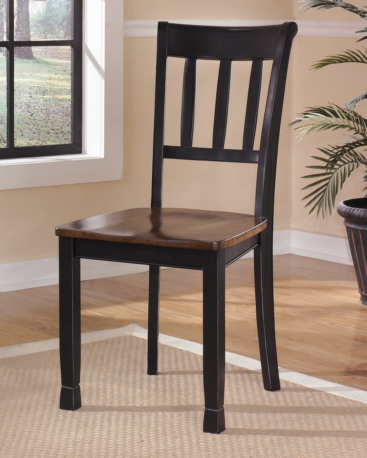 Owingsville Black/Brown Rectangular Dining Set