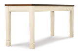 Whitesburg Brown/Cottage White Dining Bench