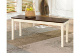 Whitesburg Brown/Cottage White Dining Bench