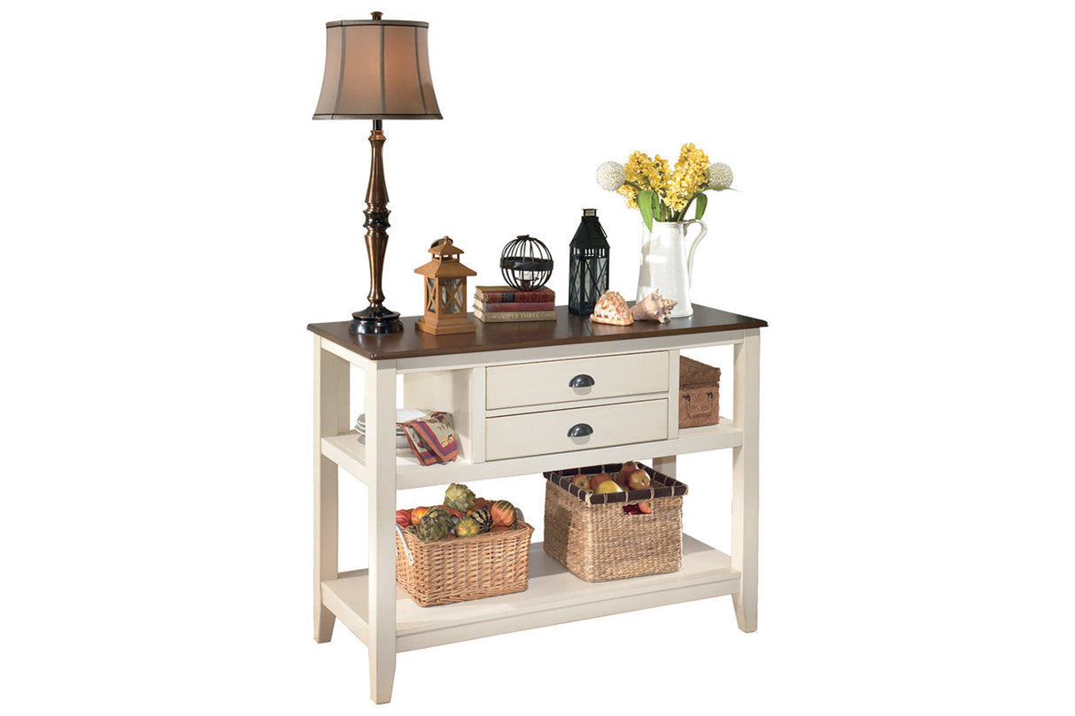 Whitesburg Brown/Cottage White Dining Server