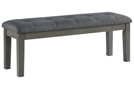 Hallanden Two-tone Gray 50" Dining Bench