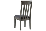 Hallanden Two-tone Gray Dining Chair, Set of 2