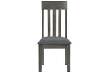 Hallanden Two-tone Gray Dining Chair, Set of 2