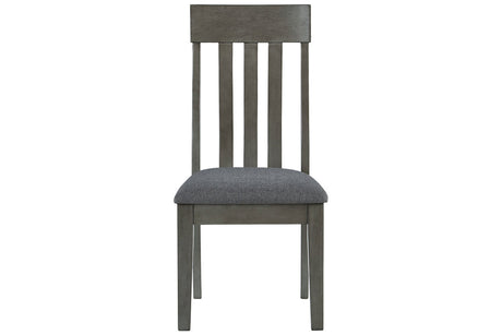 Hallanden Two-tone Gray Dining Chair, Set of 2