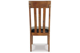 Ralene Medium Brown Dining Table and 4 Chairs and Bench