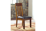 Ralene Medium Brown Dining Table and 4 Chairs and Bench