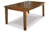 Ralene Medium Brown Dining Table and 2 Chairs and Bench