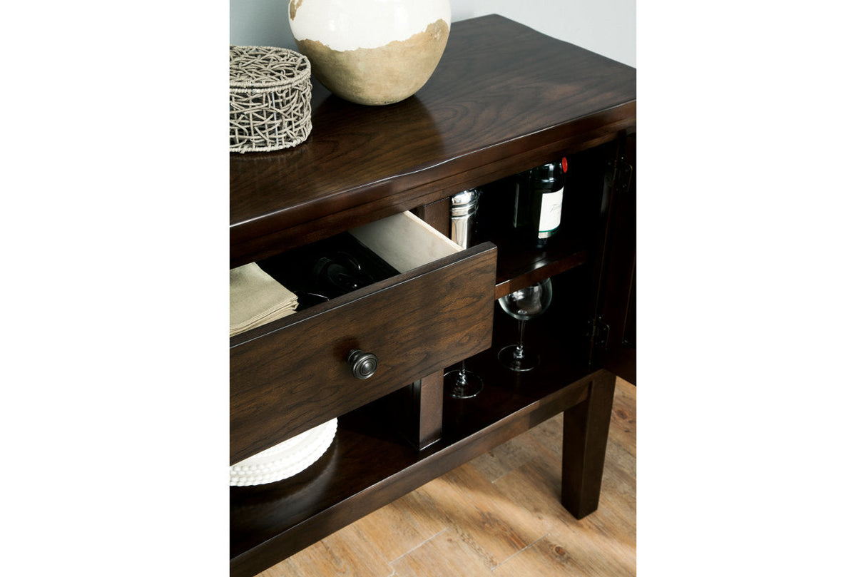 Haddigan Dark Brown Dining Server