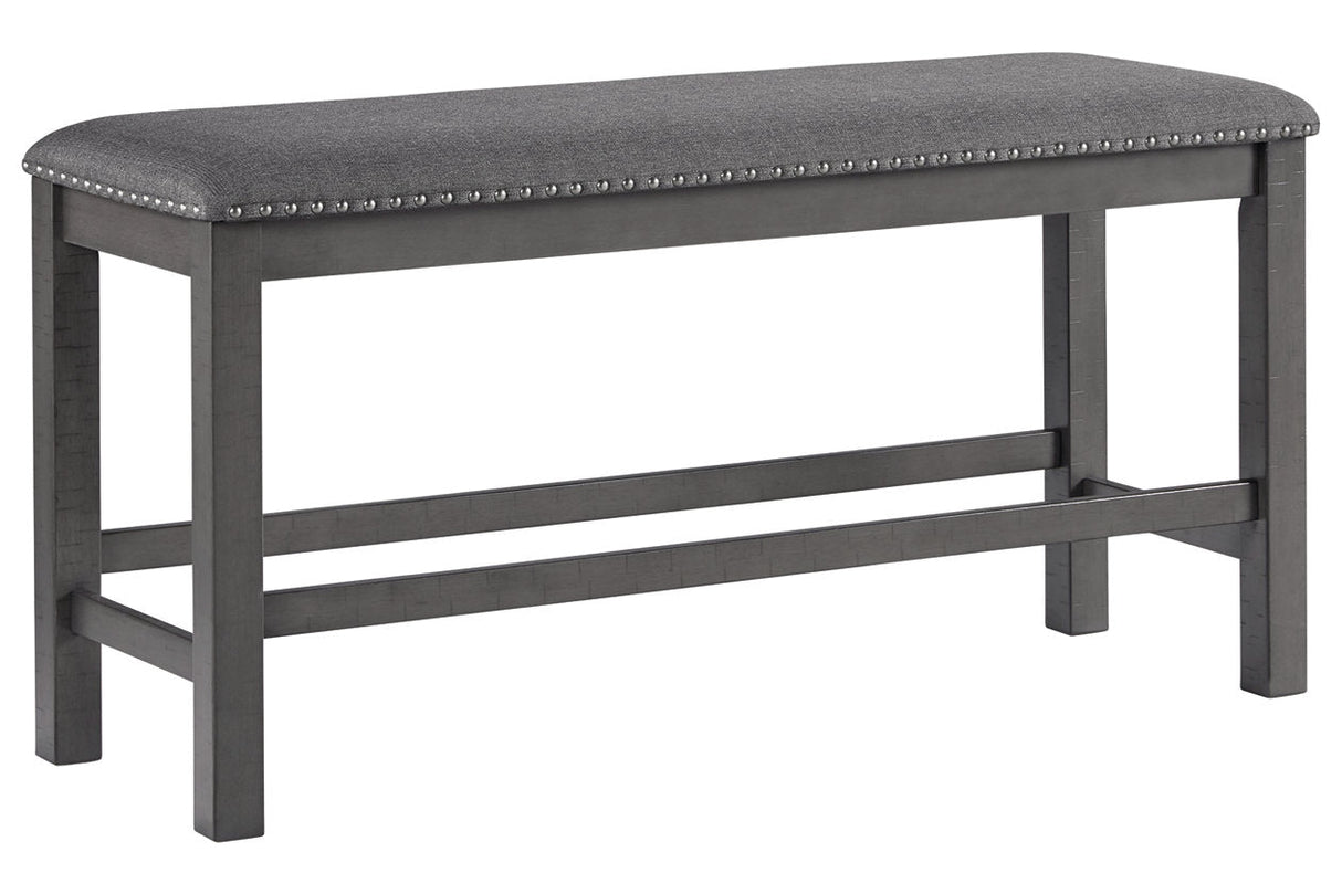 Myshanna Gray Dining Bench