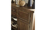 Moriville Grayish Brown Dining Server