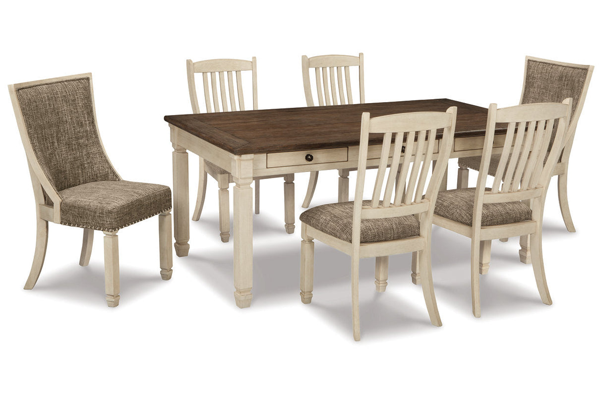 Bolanburg Antique White Dining Table with 6 Chairs