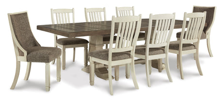 Bolanburg Antique White Two-tone Extendable Dining Set