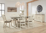 Bolanburg Antique White Two-tone Extendable Dining Set