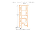 Bolanburg Antique White Counter Height Table with 6 Barstools, Server and Display Cabinet