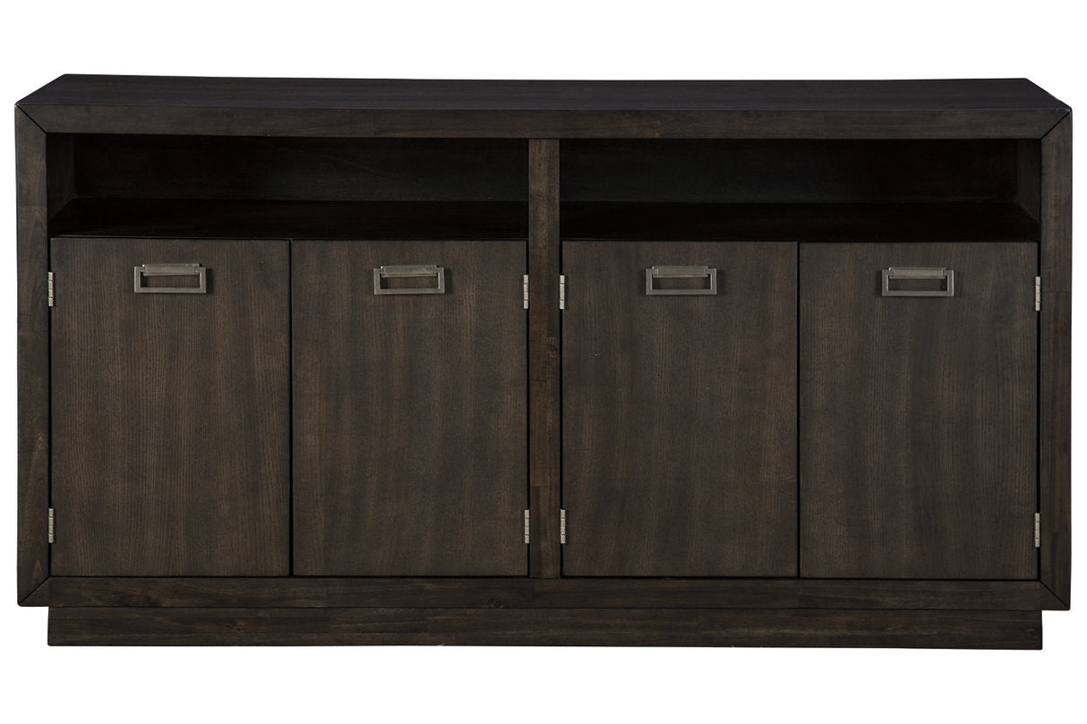 Hyndell Dark Brown Dining Server