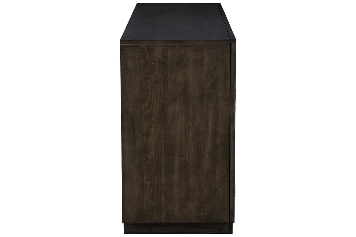 Hyndell Dark Brown Dining Server