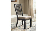 Tyler Creek Black/Grayish Brown Dining Table and 4 Chairs