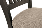 Tyler Creek Black/Gray Dining Table, 4 Chairs and Bench