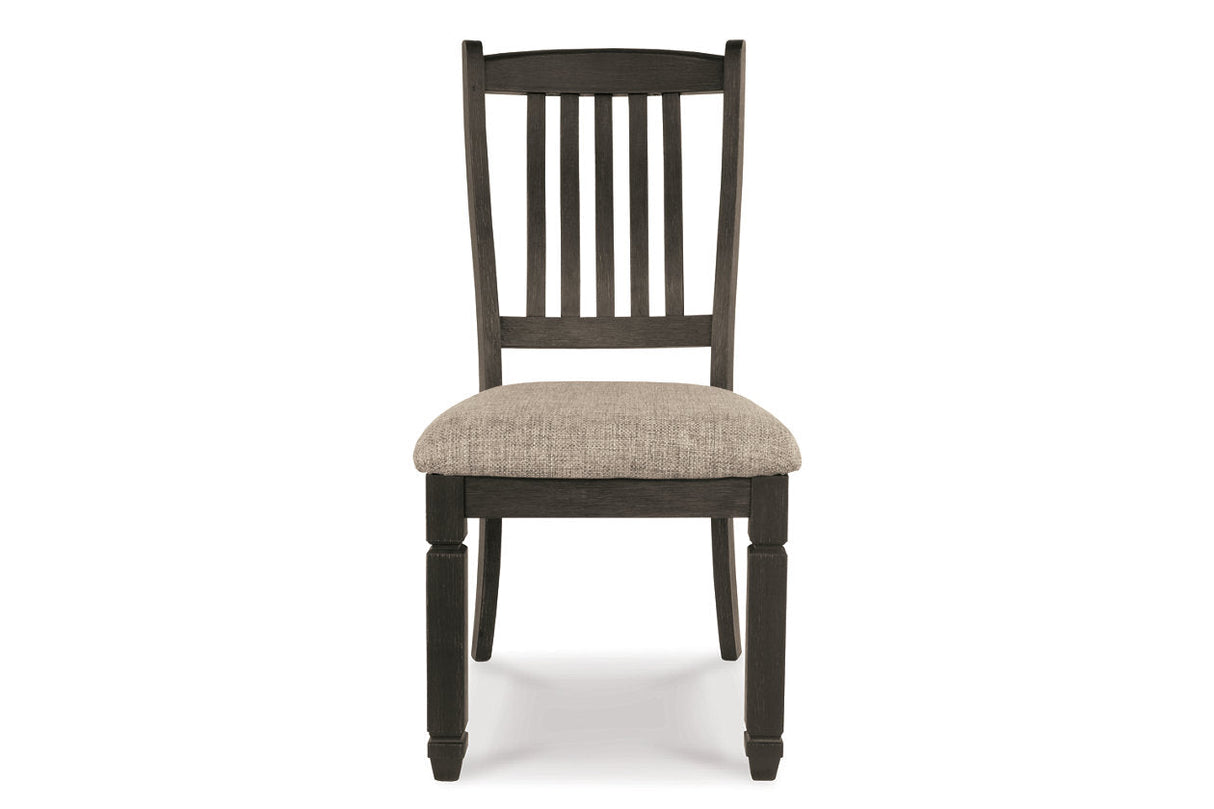 Tyler Creek Black/Gray Dining Table, 4 Chairs and Bench