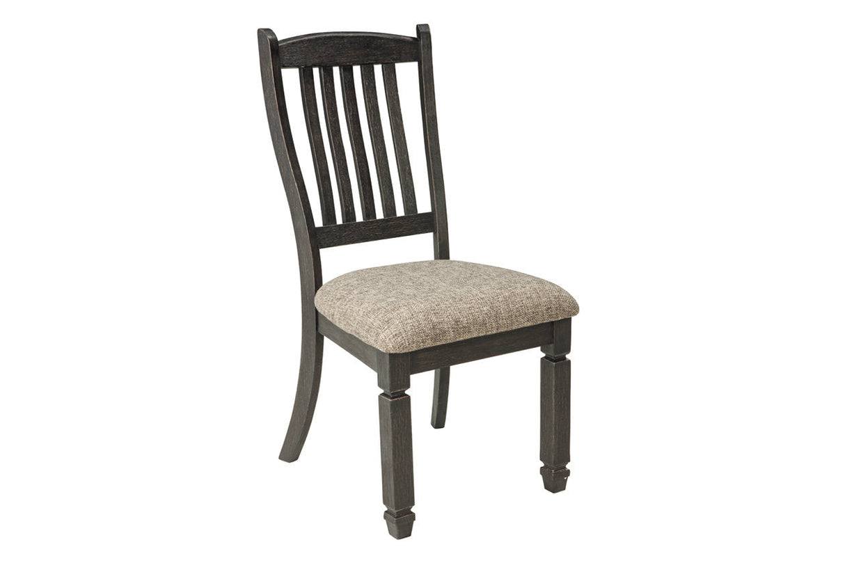 Tyler Creek Black/Gray Dining Table, 4 Chairs and Bench