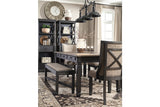 Tyler Creek Black/Grayish Brown Dining Chair, Set of 2