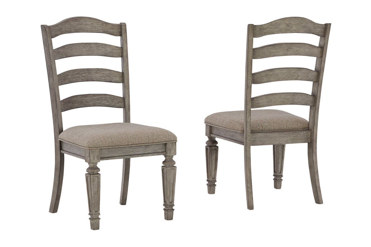 Lodenbay Antique Gray Dining Chair, Set of 2