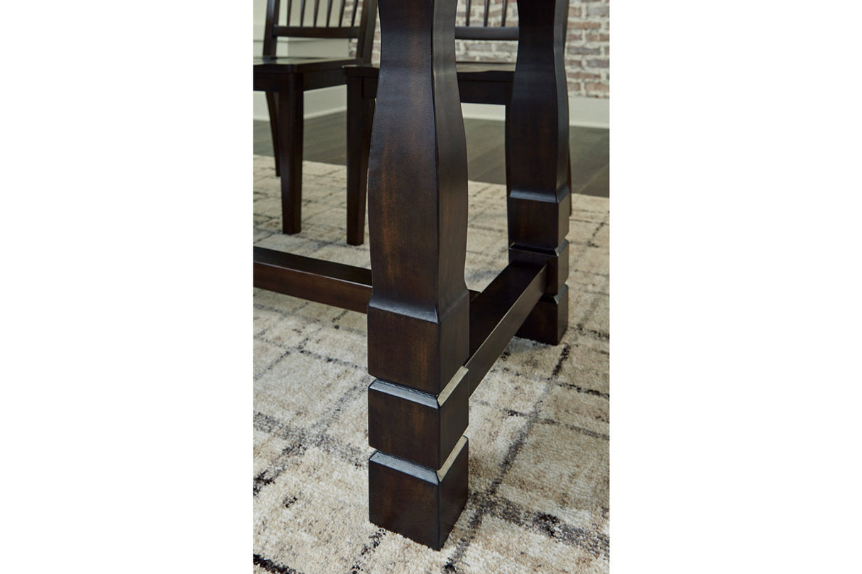 Charterton Two-tone Brown Dining Table and 8 Chairs