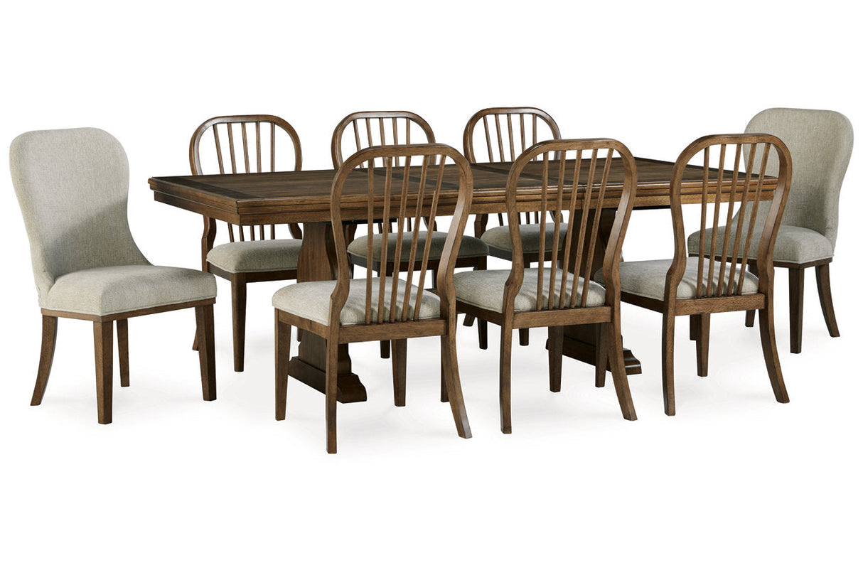 Sturlayne  Dining Table and 8 Chairs