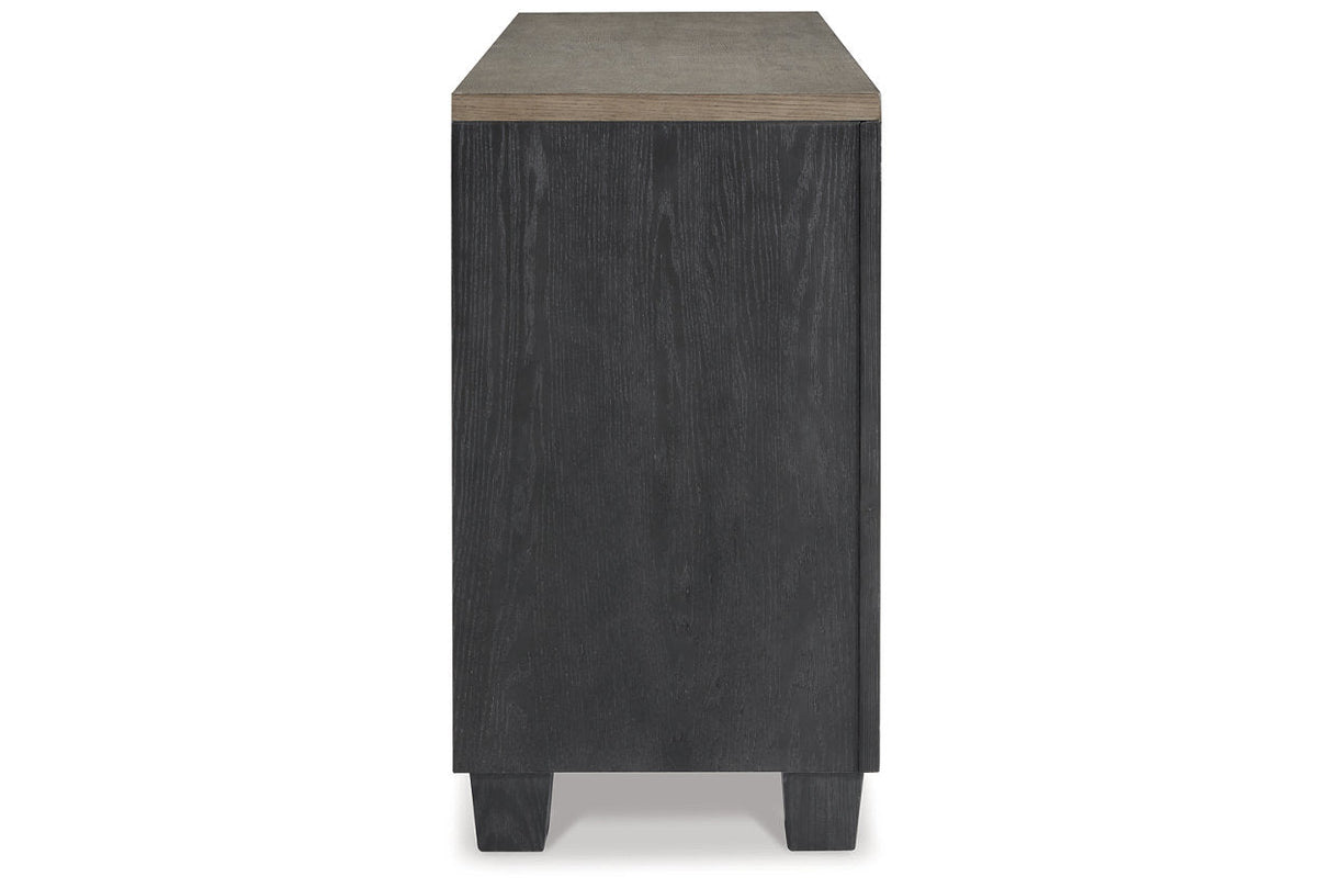 Foyland Black/Brown Dining Server