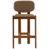 Alva Outdoor Counter Stool, Light Brown by Dovetail at Eve Furniture