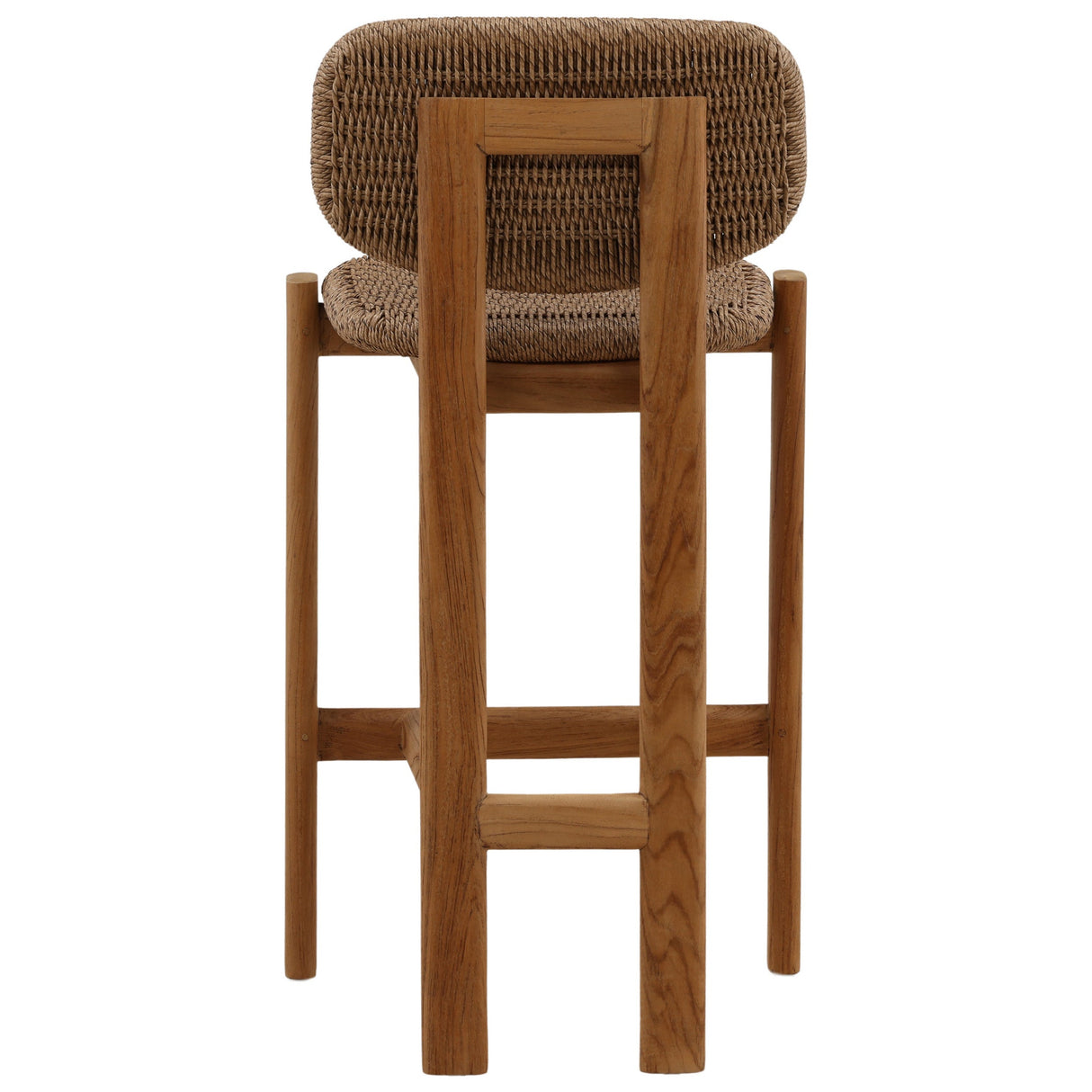 Alva Outdoor Counter Stool, Light Brown by Dovetail at Eve Furniture