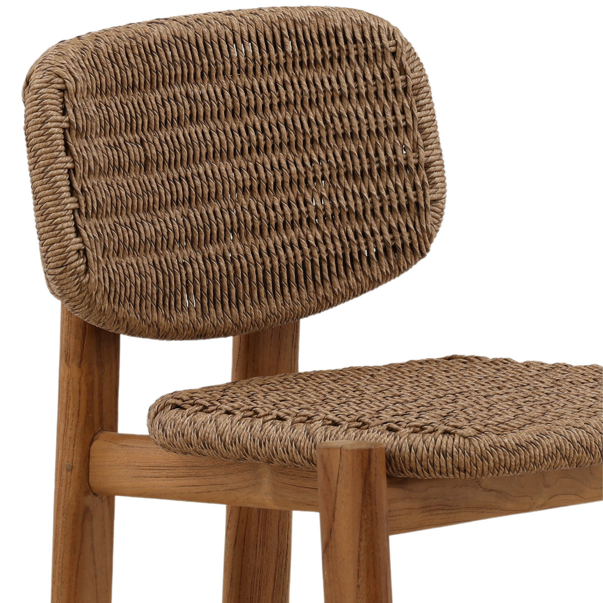 Alva Outdoor Counter Stool, Light Brown by Dovetail at Eve Furniture