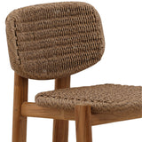 Alva Outdoor Counter Stool, Light Brown by Dovetail at Eve Furniture