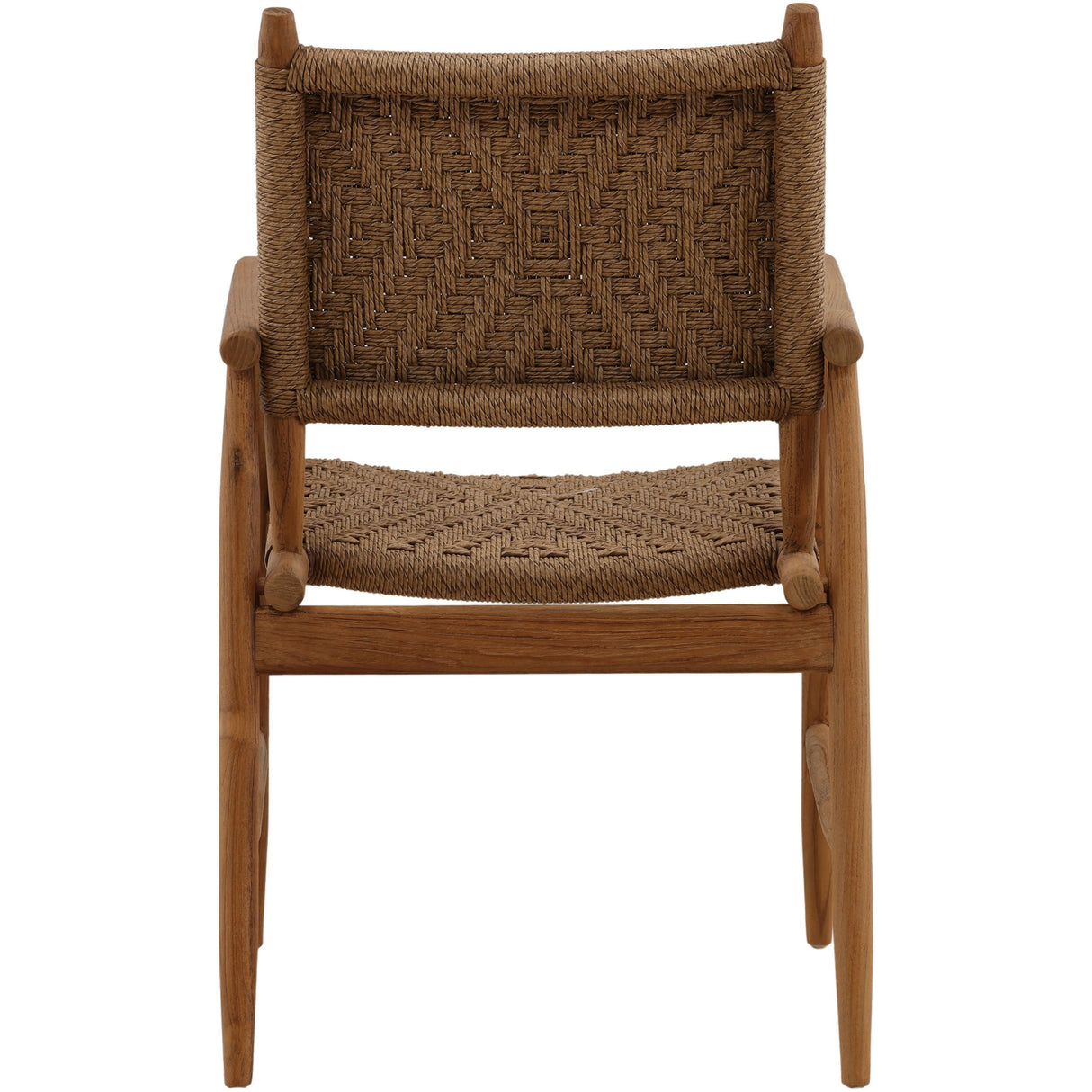 Araya Outdoor Dining Chair, Light Brown, Set of 2 by Dovetail at Eve Furniture