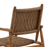 Araya Outdoor Dining Chair, Light Brown, Set of 2 by Dovetail at Eve Furniture