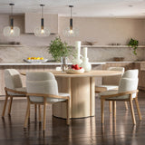 Jacquelyn Dining Chair, Off-White, Set of 2 by Dovetail at Eve Furniture