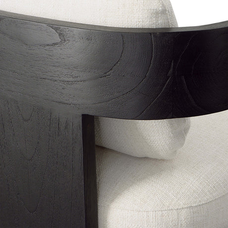 Maravi Dining Chair, Black by Dovetail at Eve Furniture