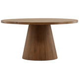 Bramwell Dining Table, Natural by Dovetail at Eve Furniture