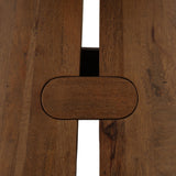 Bramwell Dining Table, Natural by Dovetail at Eve Furniture