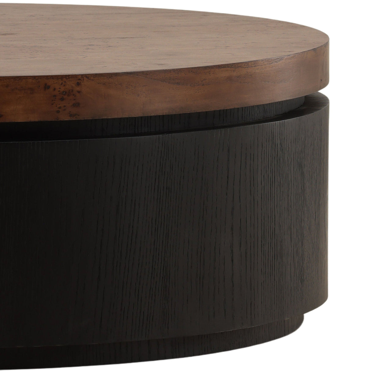 Lunaro Coffee Table, Brown/Black