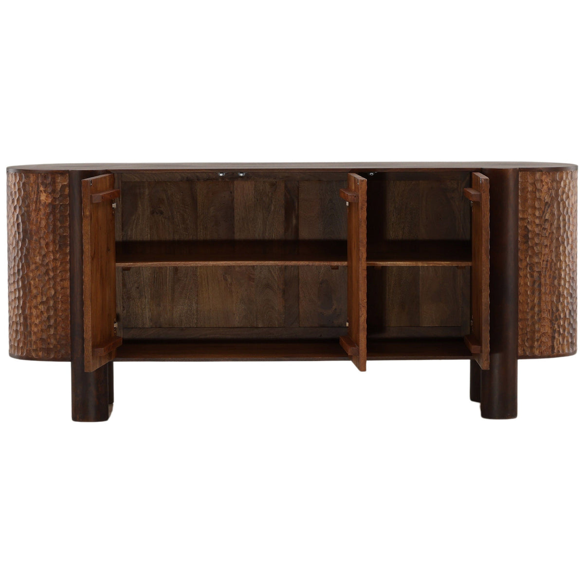 Alvoro Sideboard, Brown by Dovetail at Eve Furniture