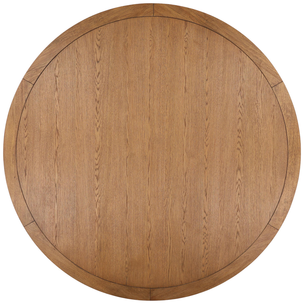 Henley Round Dining Table, Dark Brown by Dovetail at Eve Furniture