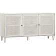 Lugano 3 Door Sideboard, White Wash by Dovetail at Eve Furniture