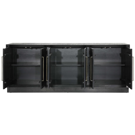 Humphreys Sideboard, Black by Dovetail at Eve Furniture