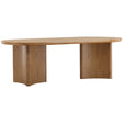 Frayden Dining Table, Natural by Dovetail at Eve Furniture