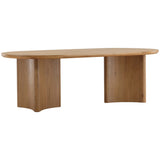 Frayden Dining Table, Natural by Dovetail at Eve Furniture